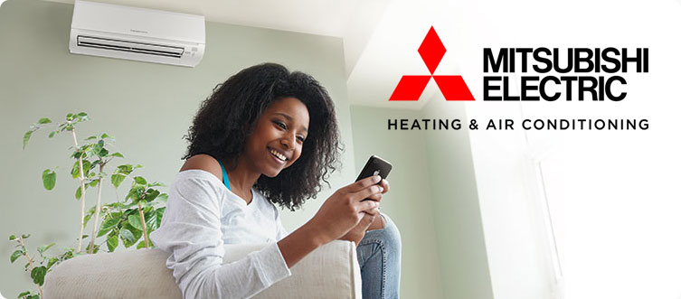 Mitsubishi Mini Split AC Systems available through Gas Doctor Oil